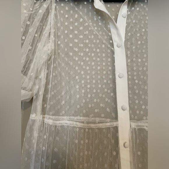 Mesh Tiered Midi Dress - Picture 3 of 3